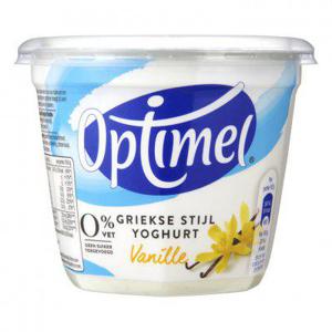 Optimel Magere Griekse stijl yoghurt vanille