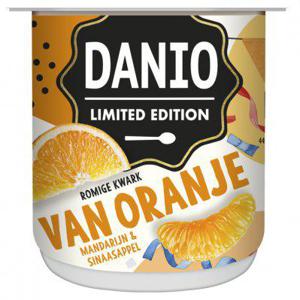 Danone Danio limited edition kwark van oranje