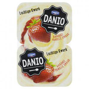 Danone Danio luchtige kwark aardbei vanille