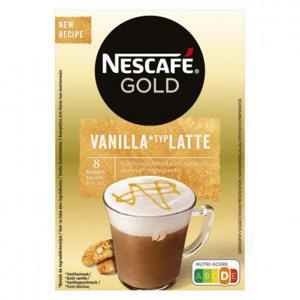 Nescafé Gold vanilla latte oploskoffie