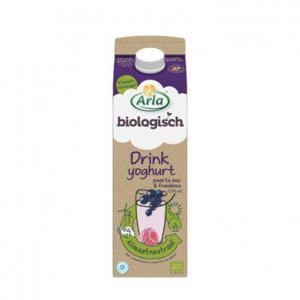 Arla Bio drinkyoghurt zwarte bes-framboos