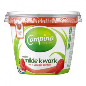 Campina Kwark aardbei