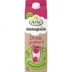 Arla Biologisch drinkyoghurt framboos aardbei