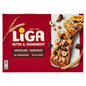 Liga Noten granenreep chocolade hazelnoot