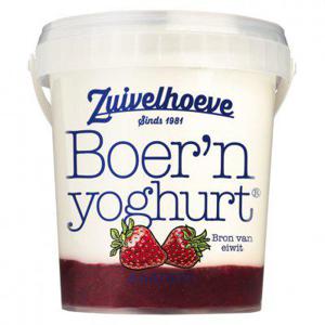 Zuivelhoeve Boer'n yoghurt aardbei