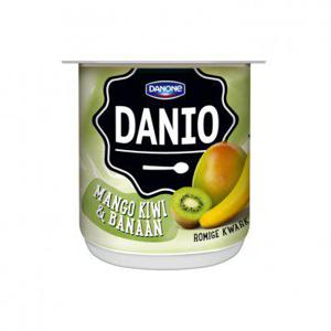 Danone Danio romige kwark mango kiwi banaan