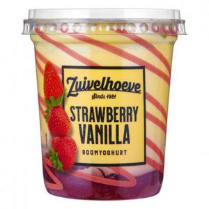 Zuivelhoeve Roomyoghurt strawberry vanilla