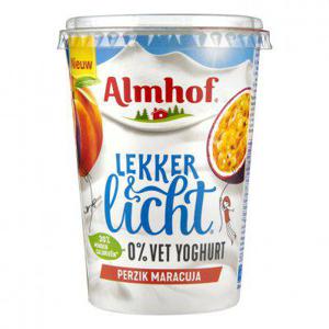 Almhof Yoghurt perzik-maracuja 0% vet