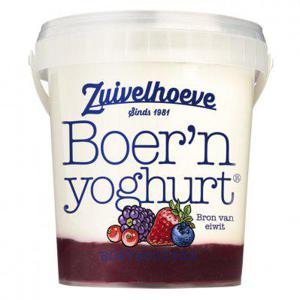 Zuivelhoeve Boer'n yoghurt bosvruchten