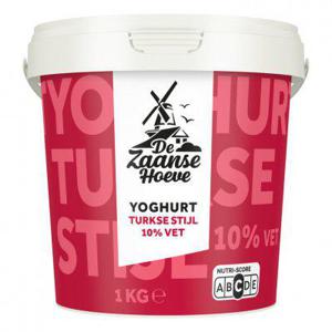 De Zaanse Hoeve Yoghurt Turkse stijl 10% vet