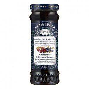 St. Dalfour Cranberry & blauwe bessen vruchtenspread