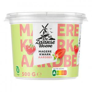 De Zaanse Hoeve Magere kwark met yoghurt aardbei