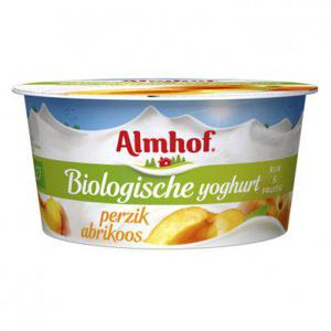 Almhof Biologische yoghurt perzik-abrikoos