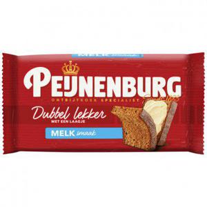 Peijnenburg Ontbijtkoek dubbel lekker melk per stuk