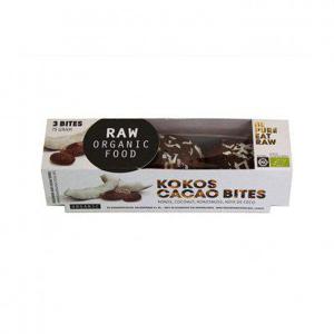 Raw Organic Food Cacao bites kokos