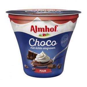 Almhof Choco met slagroom puur