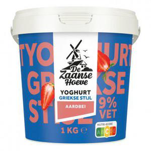 De Zaanse Hoeve Griekse stijl yoghurt aardbei