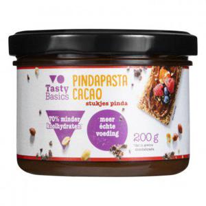 Tasty Basics Pindapasta cacao met stukjes