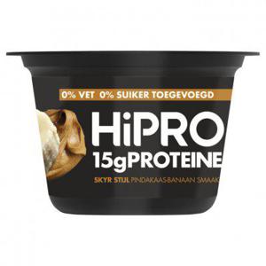 Hipro Protein skyr stijl pindakaas banaan