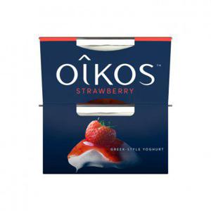 Oikos Griekse stijl yoghurt aardbei