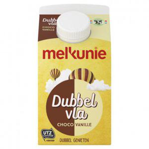 Melkunie Dubbelvla vanille-chocolade