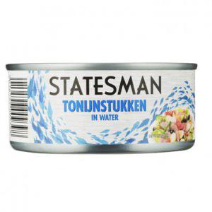 Statesman Tonijn stukken in water