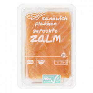 AH Sandwich zalmplakken gerookt