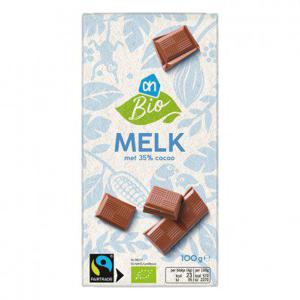 AH Biologisch Melkchocolade tablet