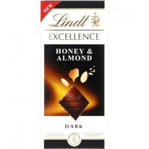 Lindt Excellence dark honey almond