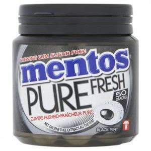 Mentos Gum Bottle pure fresh black mint