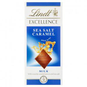 Lindt Excellence milk caramel sea salt