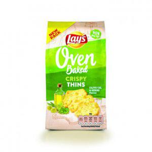 Lay's Oven crispy thins olijf & kruiden