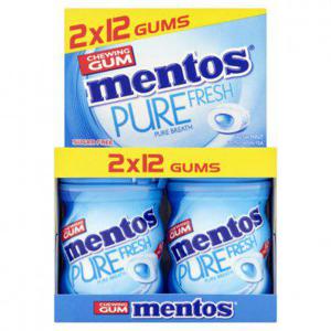 Mentos Gum Fresh Mint mini potje