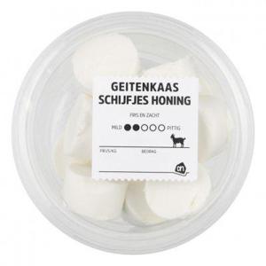 AH Geitenkaas mini schijfjes honing