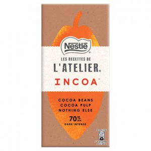 L'Atelier Incoa pure chocolade reep 70%