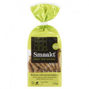 Smaakt Coconut-lemon cookies bio