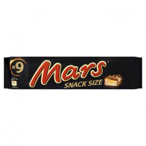 Mars Melkchocolade snackformaat 9 stuks