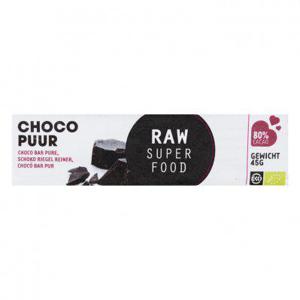 Raw Organic Food Chocolade reep puur raw biologisch