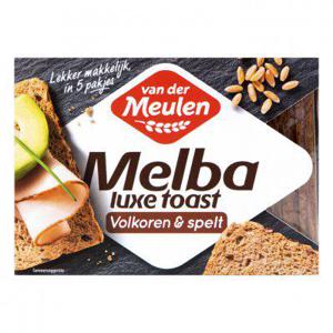 Van der Meulen Melba toast luxe volkoren & spelt