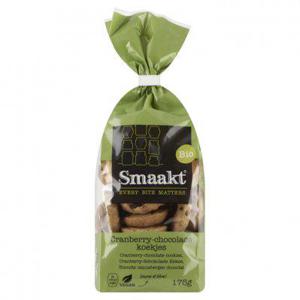 Smaakt Cranberry-choco cookies bio