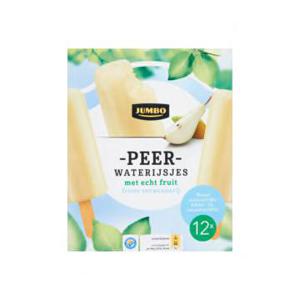 Jumbo Peer Waterijsjes met Echt Fruit 12 x 50g