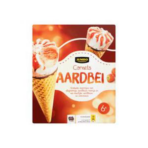 Jumbo Cornets Aardbei Ijsjes 6 Stuks