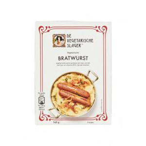 De Vegetarische Slager Bratwurst 2 Stuks 160g