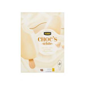 Jumbo Witte Chocolade Ijsjes 4 stuks