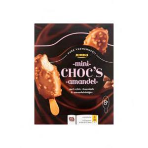 Jumbo Mini Chocolade Amandel Ijsjes 8 Stuks