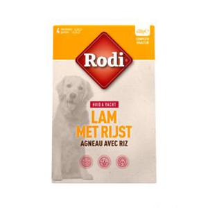 Rodi Huid & Vacht Lam met Rijst 400g