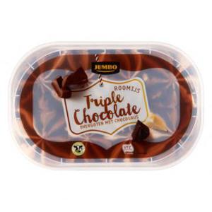 Jumbo Roomijs Triple Chocolate 500g