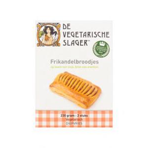 De Vegetarische Slager Frikandelbroodjes 2 Stuks 230g