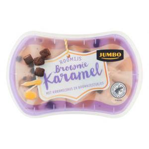 Jumbo Roomijs Brownie Karamel 100g