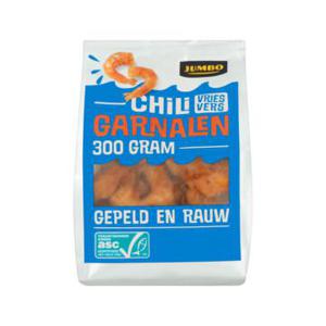 Jumbo Chili Garnalen 300g